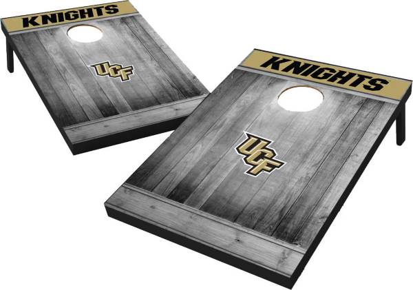 Wild Sports Central Florida Knights NCAA Grey Wood Tailgate Toss