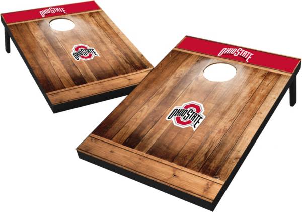 Wild Sports Ohio State Buckeyes NCAA Brown Wood Tailgate Toss