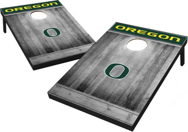 Wild Sports Oregon Ducks NCAA Grey Wood Tailgate Toss product image