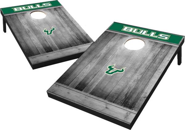 Wild Sports South Florida Bulls NCAA Grey Wood Tailgate Toss