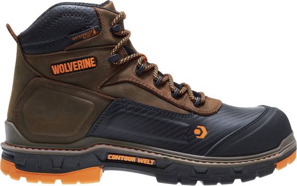 Wolverine Men's Overpass CarbonMAX 6'' Waterproof Composite Toe Work Boots