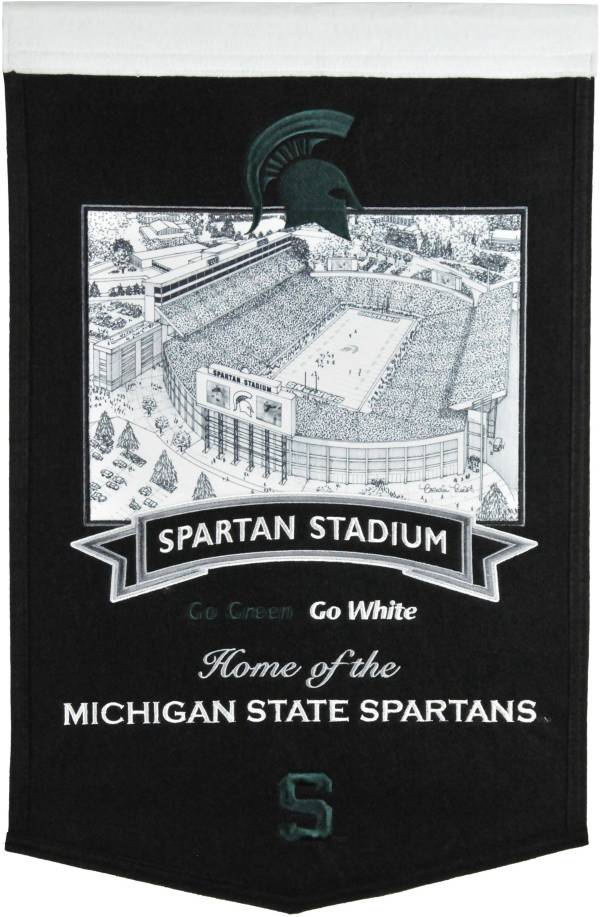 Winning Streak Sports Michigan State Spartans Stadium Banner