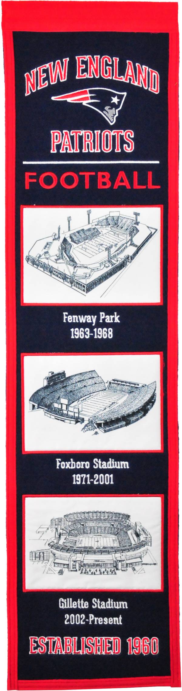 Winning Streak Sports New England Patriots Stadium Evolution Banner