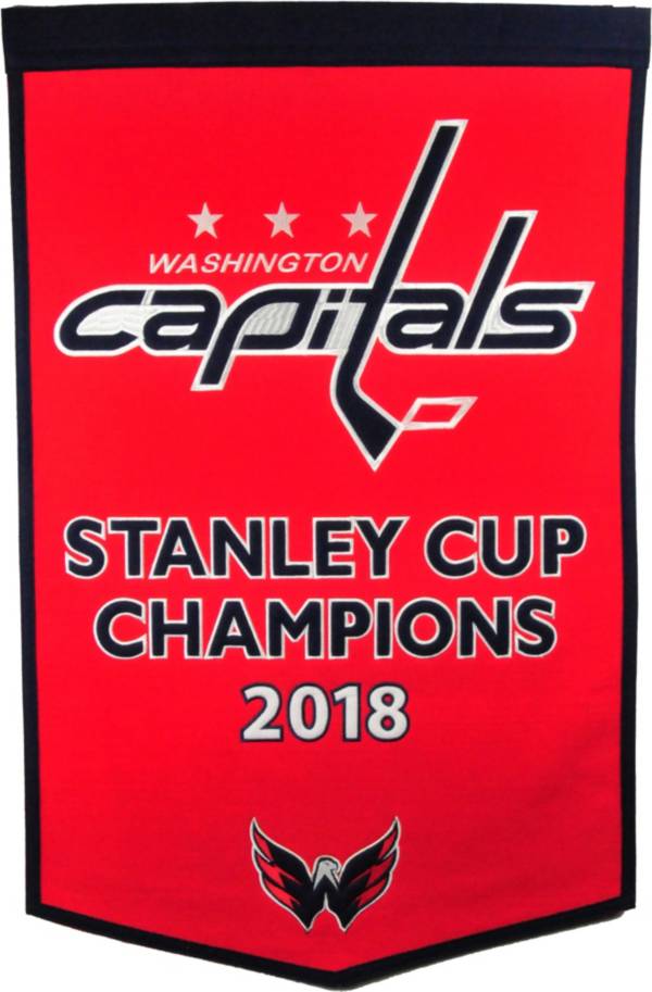 Winning Streak Sports 2018 Stanley Cup Champions Washington Capitals Dynasty Banner