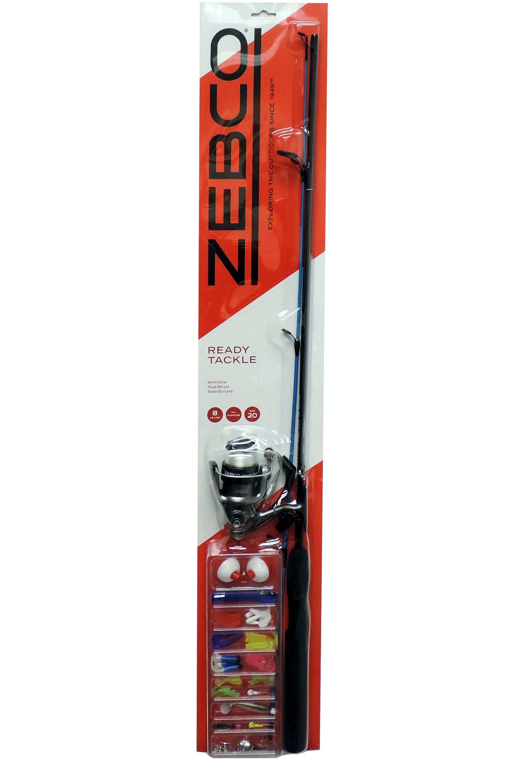 Zebco Ready Tackle Spinning Combo Kit