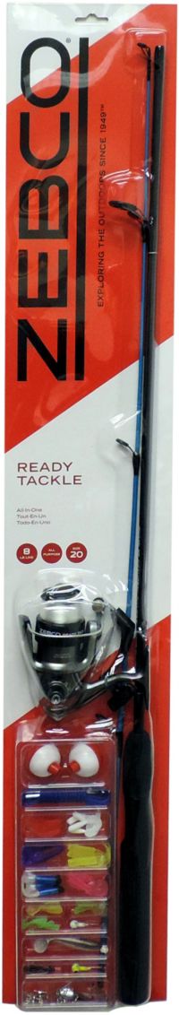 Zebco Ready Tackle Spinning Combo Kit