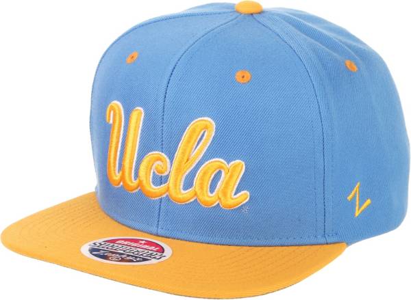 Zephyr Men's UCLA Bruins True Blue/Gold Script Adjustable Snapback Hat