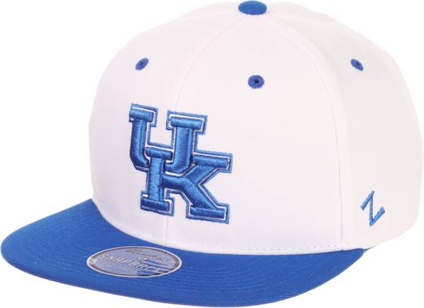 Zephyr Men's Kentucky Wildcats Blue/White Script Adjustable Snapback Hat