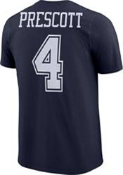 Dallas Cowboys Youth Dak Prescott #4 Logo Navy T-Shirt product image