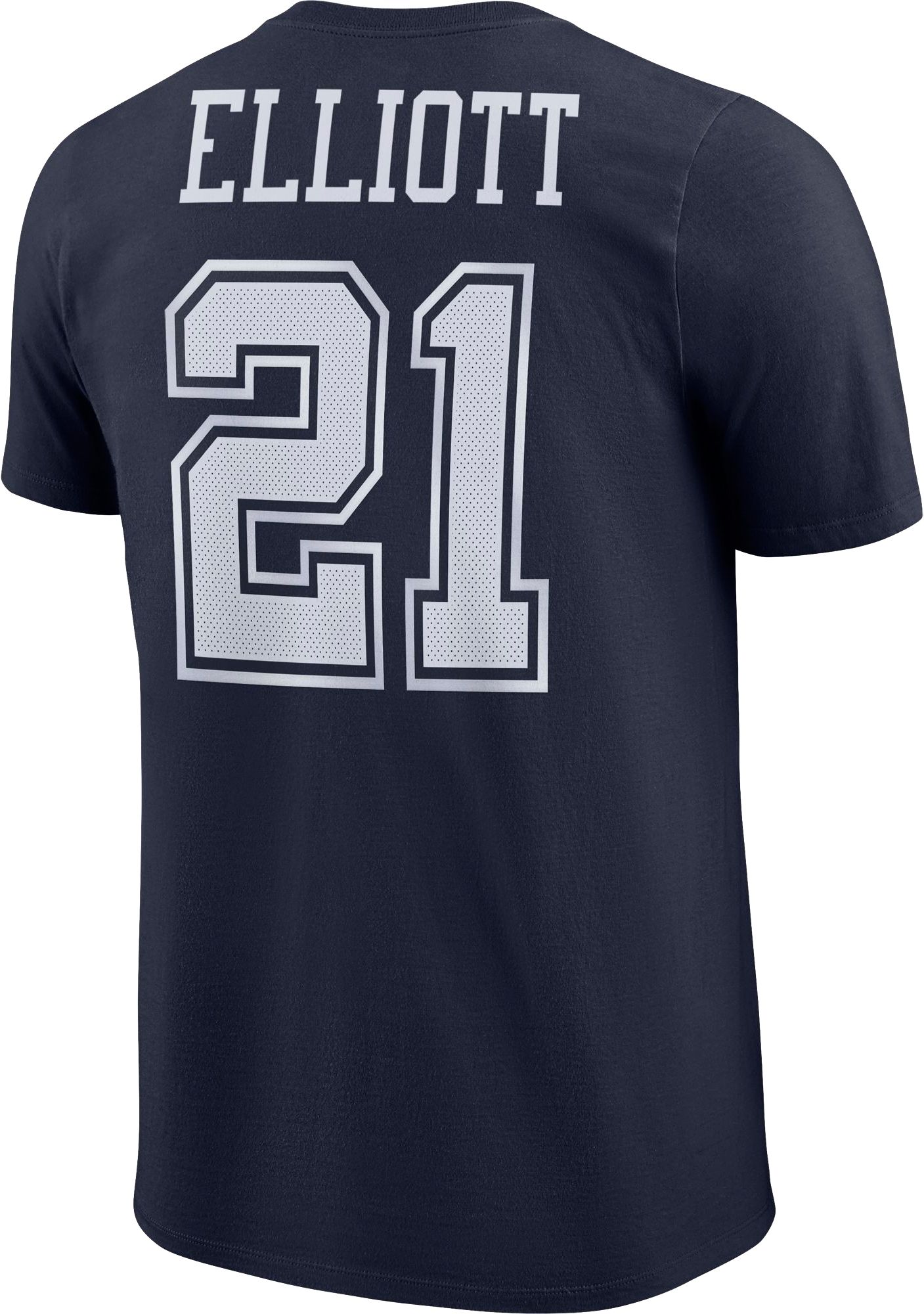 Nike Youth Dallas Cowboys Ezekiel Elliott #21 Logo Navy T-Shirt product image