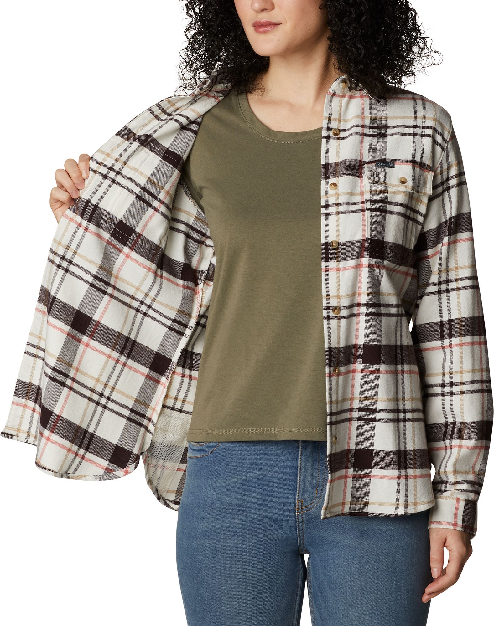 Columbia Women's Pine Street Stretch Flannel Shirt product image