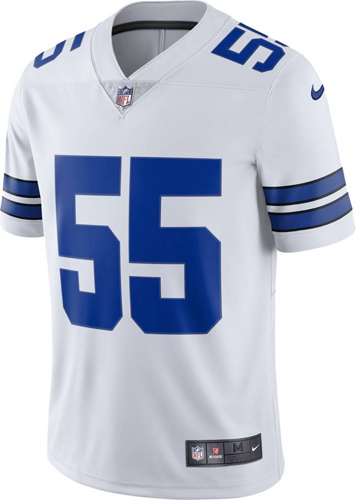 Nike Men's Dallas Cowboys Leighton Vander Esch #55 Vapor Limited White  Jersey