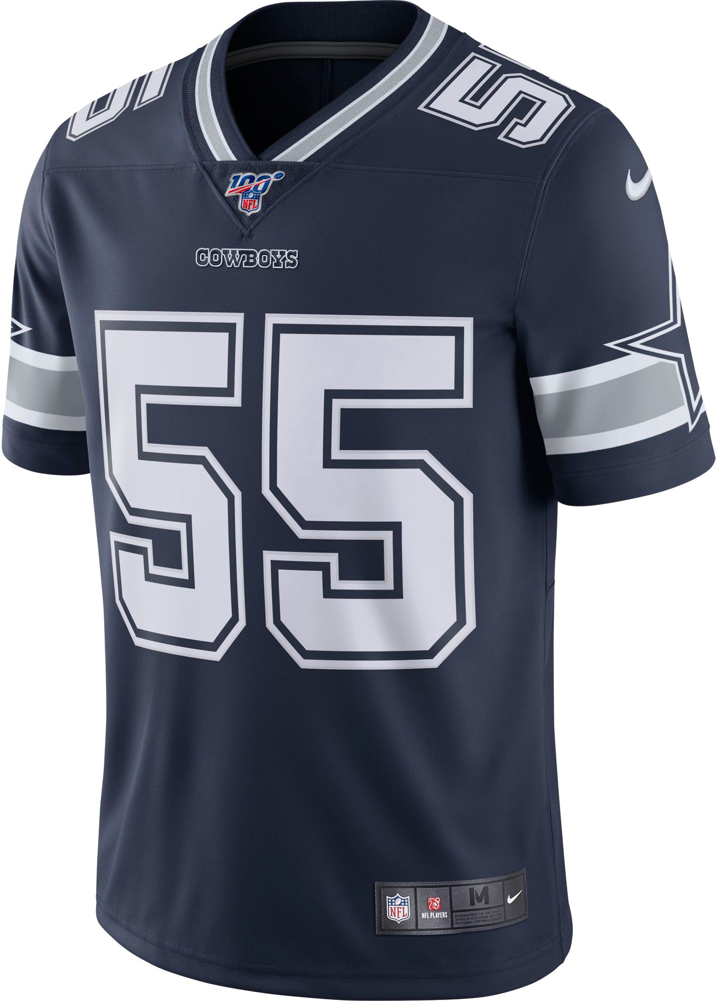 Nike Men's Dallas Cowboys Leighton Vander Esch #55 100th Navy Limited Jersey product image