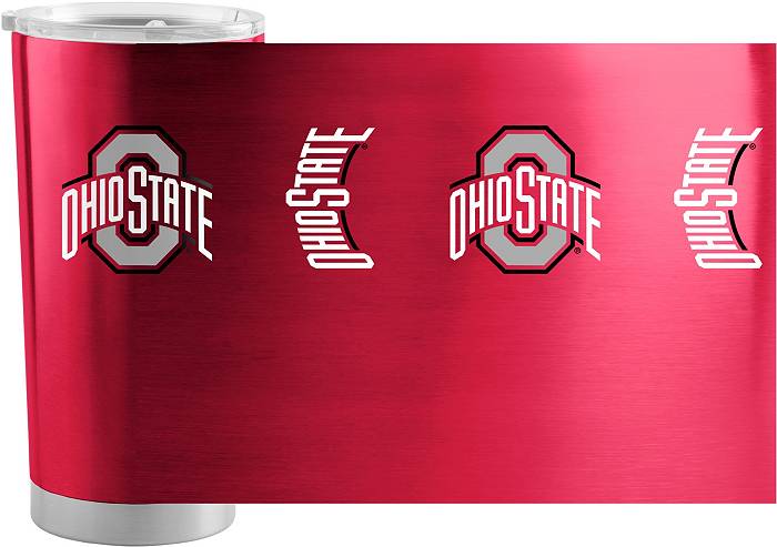 Ohio State Athletic Logo - Red 30oz Beverage Tumbler with Lid
