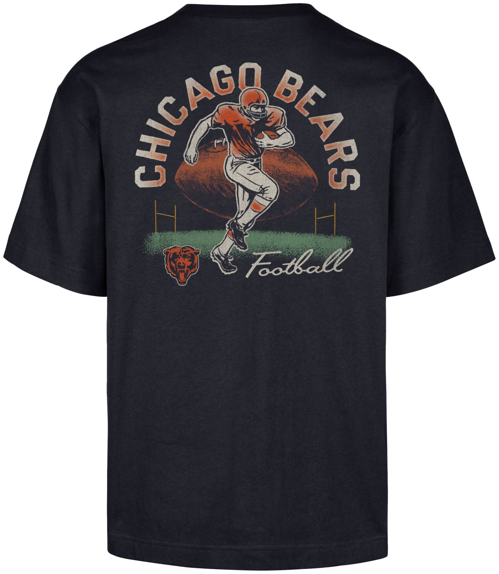'47 Men's Chicago Bears Navy Golden Age Foundation T-Shirt product image