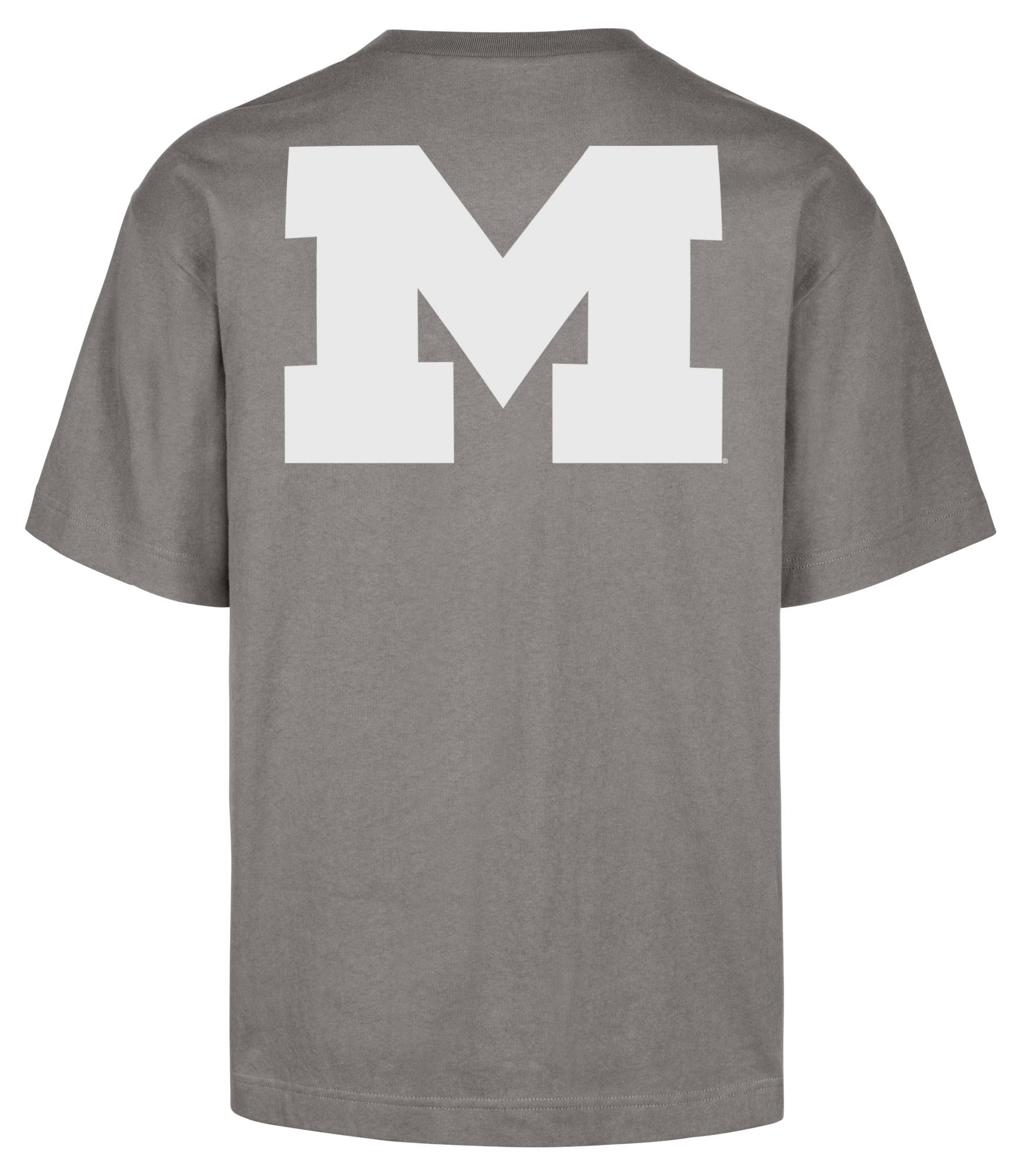 '47 Men's Michigan Wolverines Wolf Grey Lateral Foundation Short Sleeve T-Shirt product image