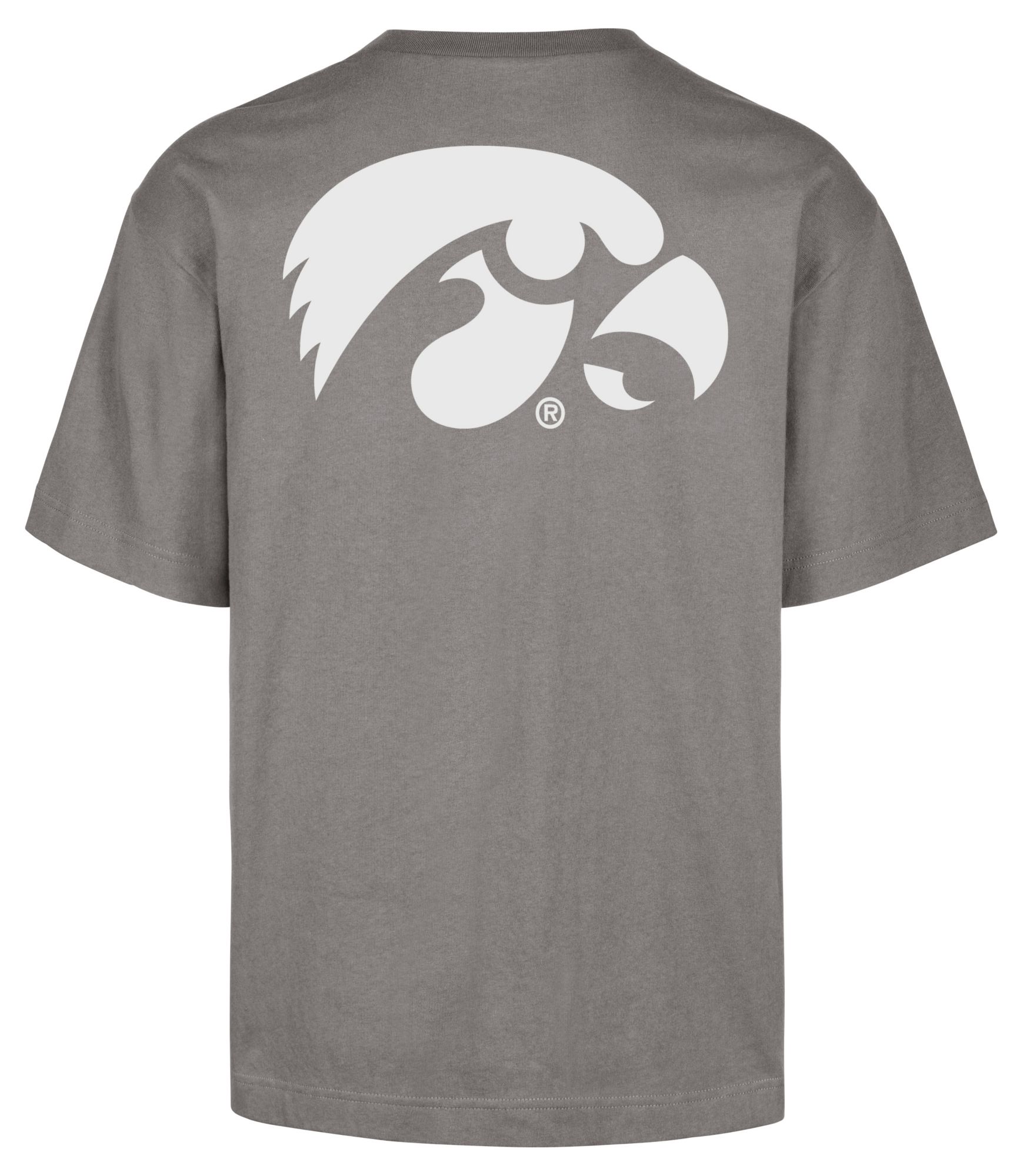 '47 Men's Iowa Hawkeyes Wolf Grey Lateral Foundation Short Sleeve T-Shirt product image
