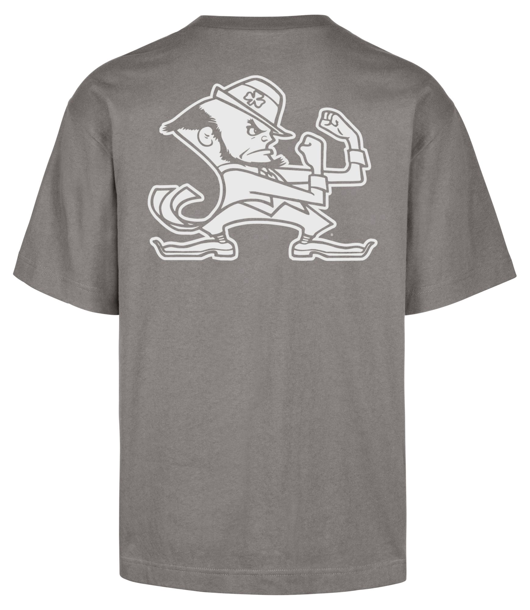'47 Men's Notre Dame Fighting Irish Wolf Grey Lateral Foundation Short Sleeve T-Shirt product image