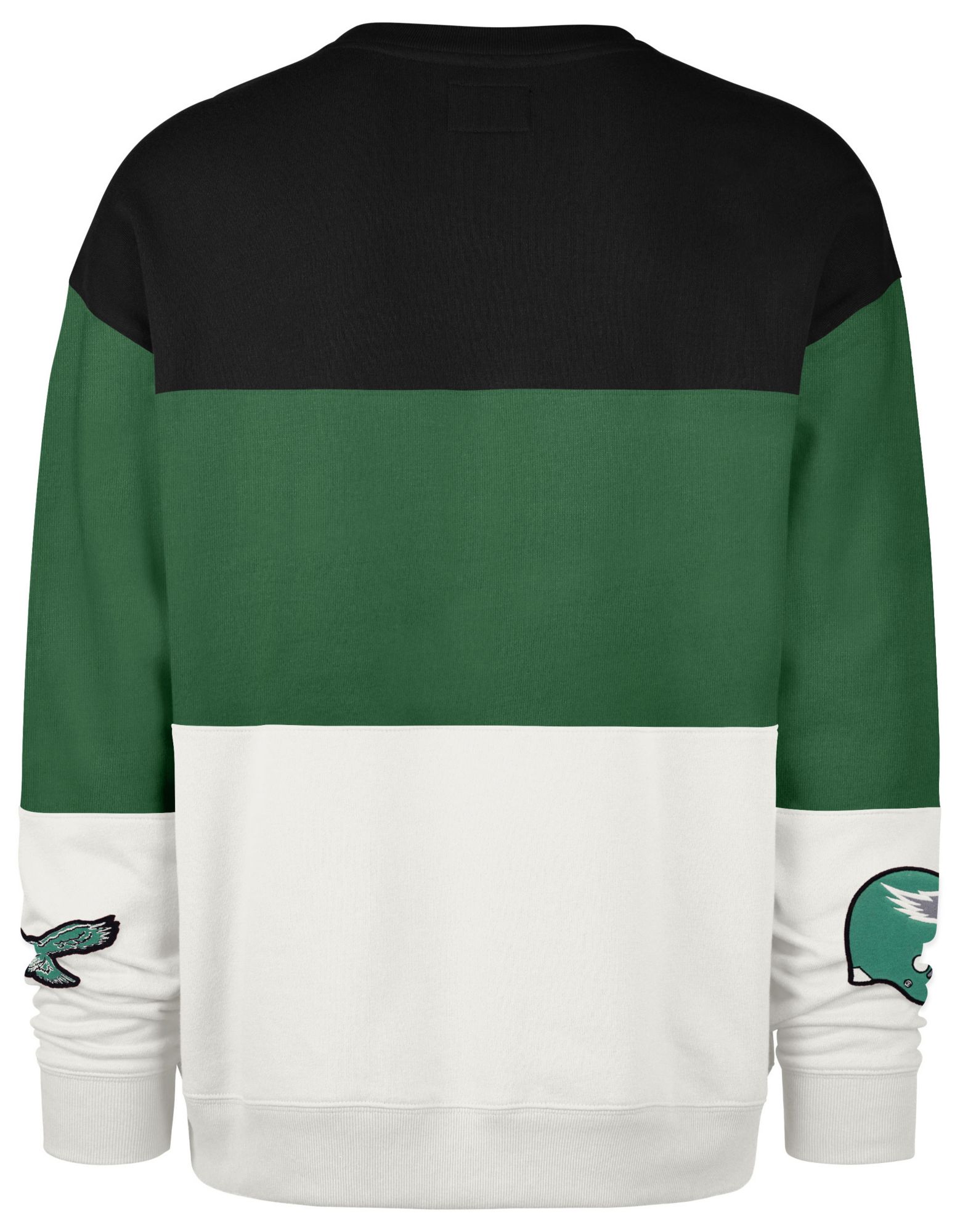 '47 Men's Philadelphia Eagles Green On 5 Max Crewneck Sweatshirt product image