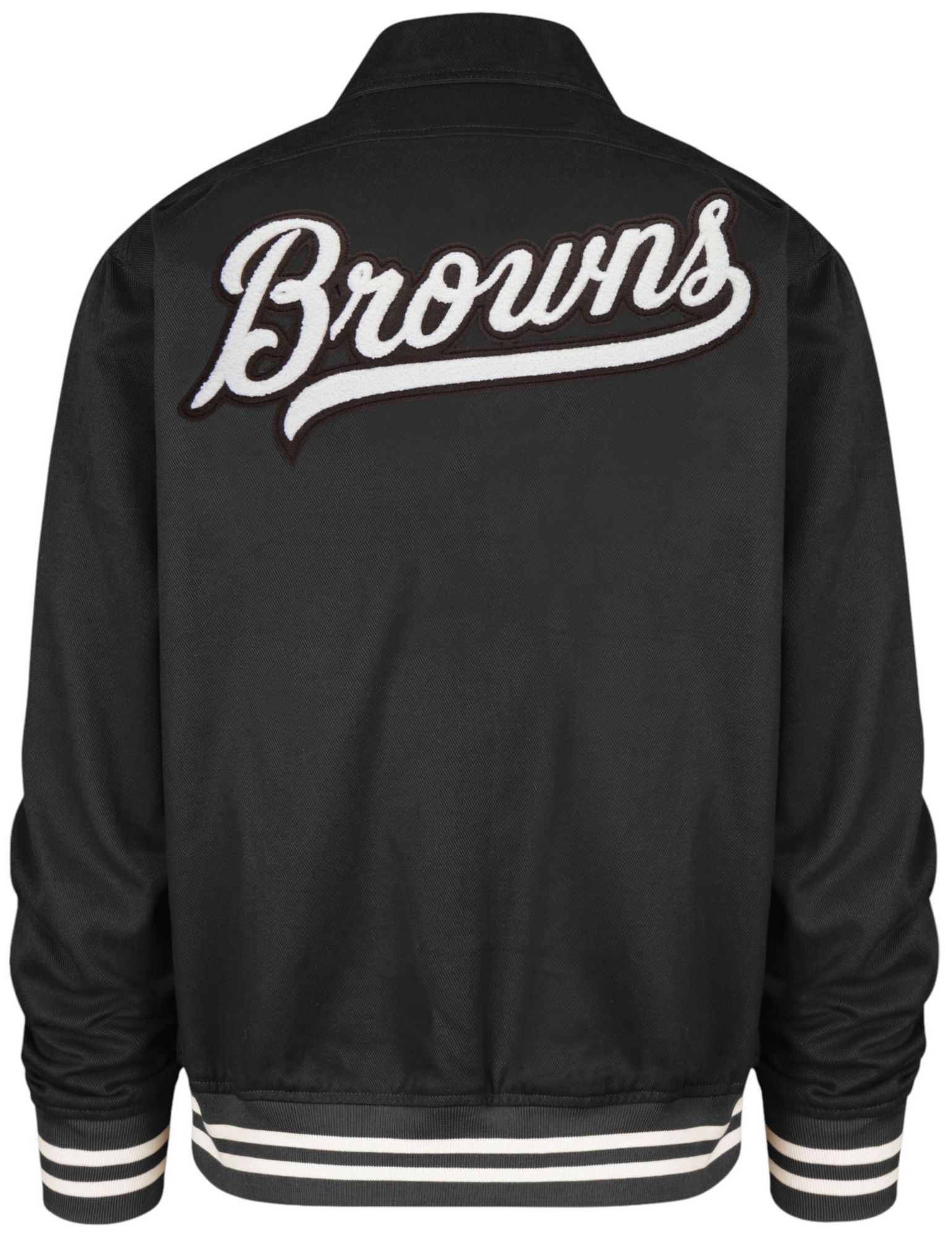 '47 Men's Cleveland Browns Grey Homestead Full-Zip Jacket product image