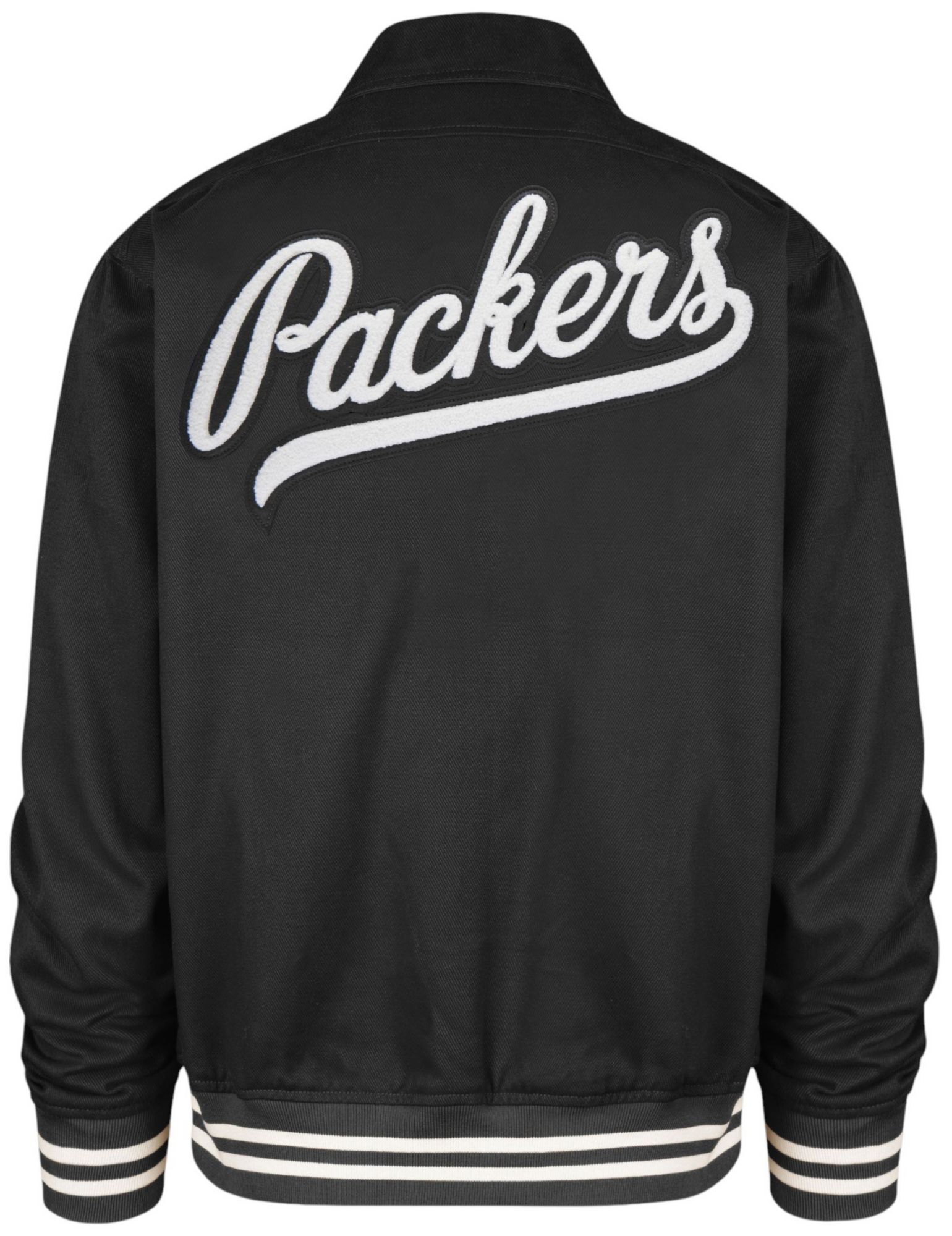 '47 Men's Green Bay Packers Grey Homestead Full-Zip Jacket product image