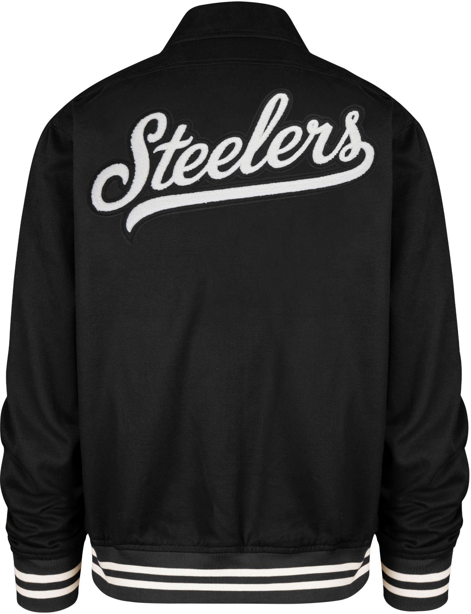 '47 Men's Pittsburgh Steelers Black Homestead Full-Zip Jacket product image