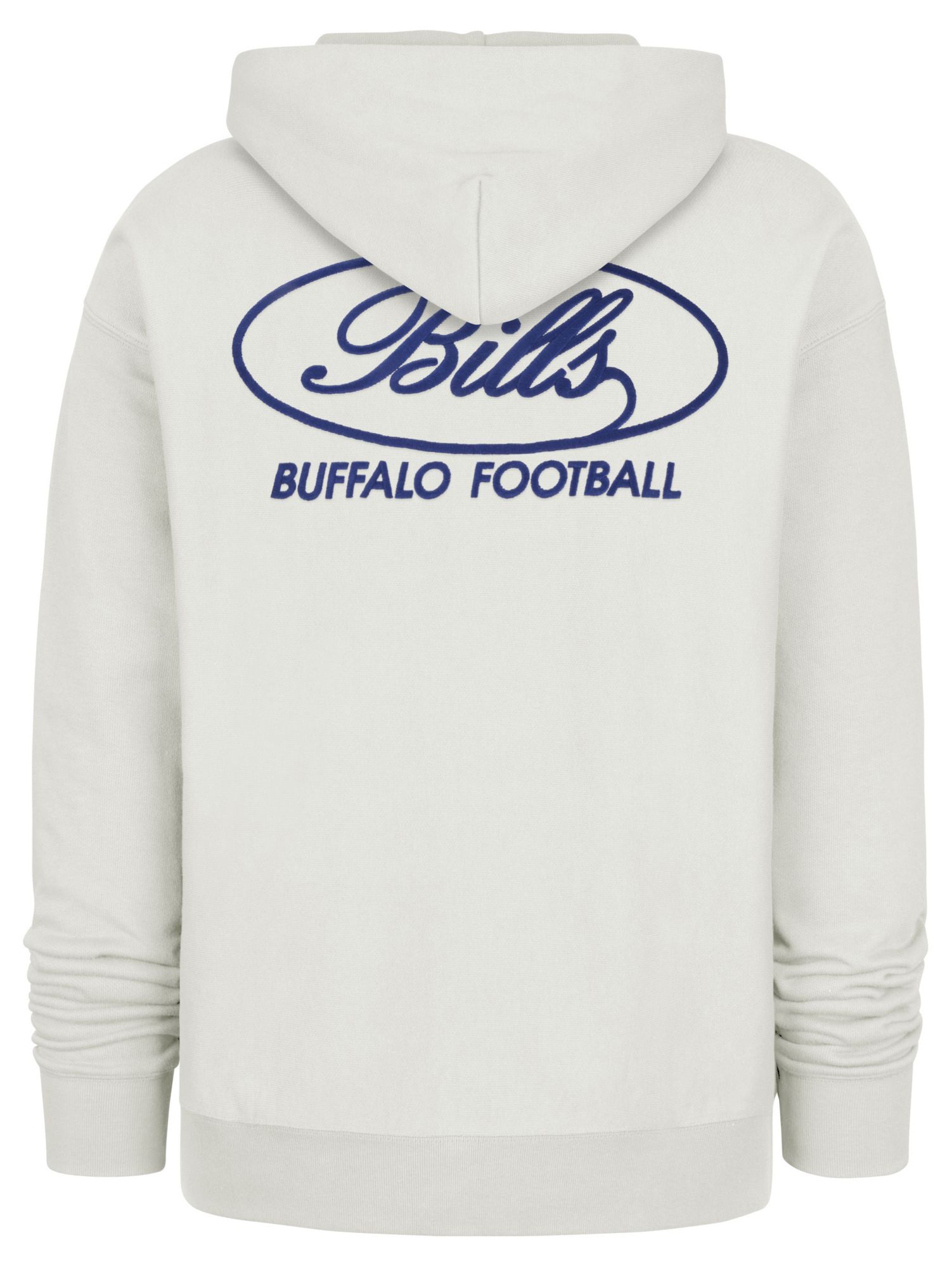 '47 Men's Buffalo Bills Beige Triple Double Foundation Pullover Hoodie product image