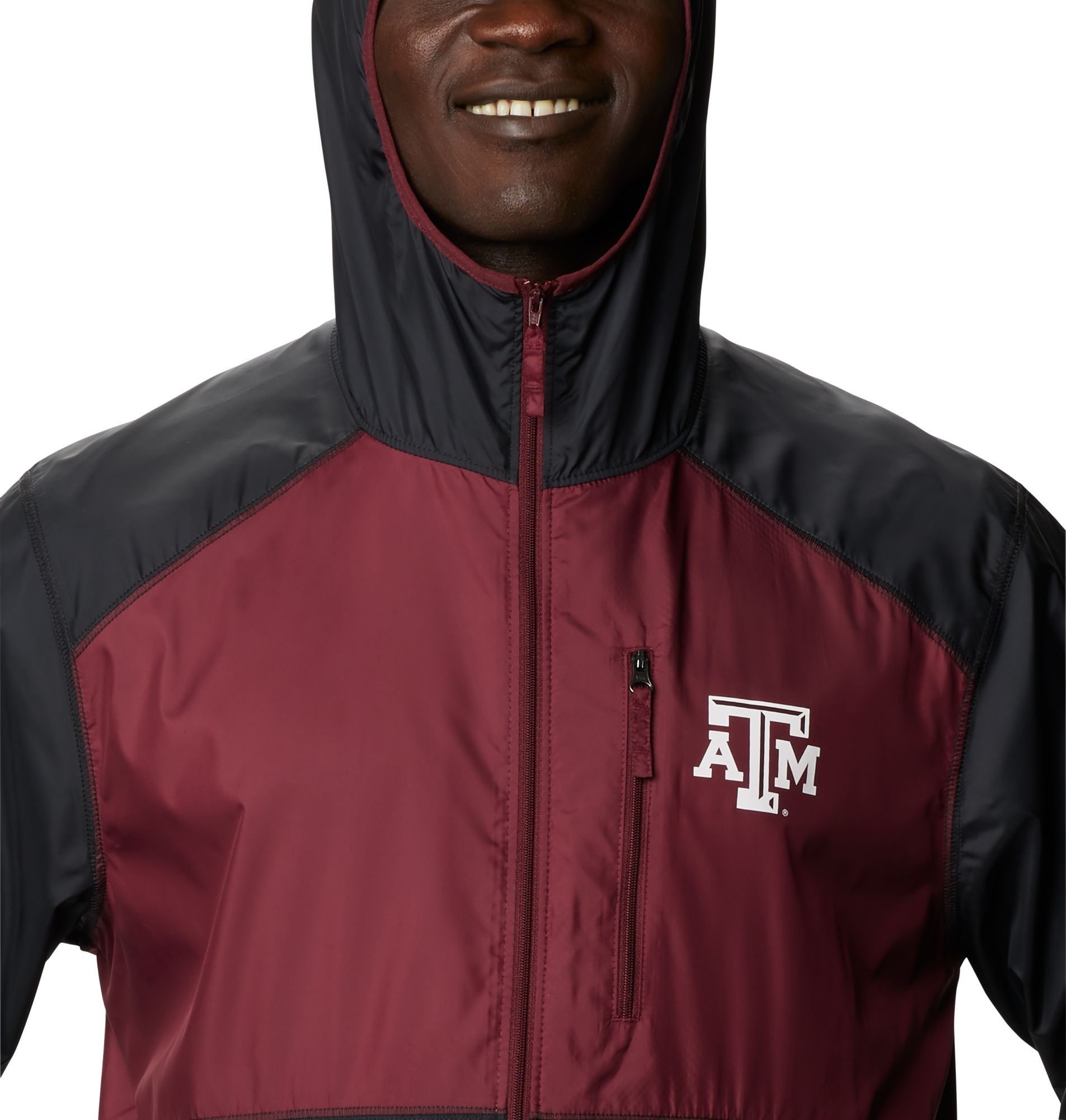 Columbia Men's Texas A&M Aggies Black Flash Forward Full-Zip Jacket product image