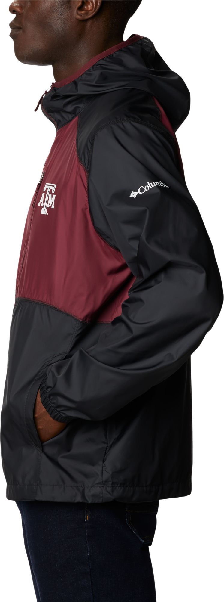 Columbia Men's Texas A&M Aggies Black Flash Forward Full-Zip Jacket product image