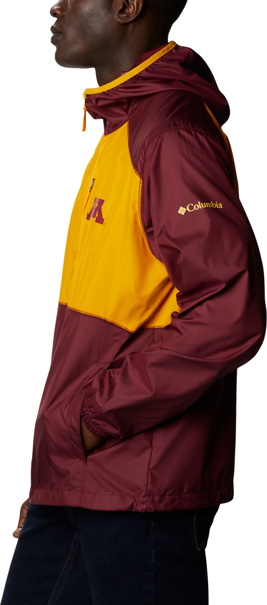 Columbia Men's Minnesota Golden Gophers Maroon Flash Forward Full-Zip Jacket