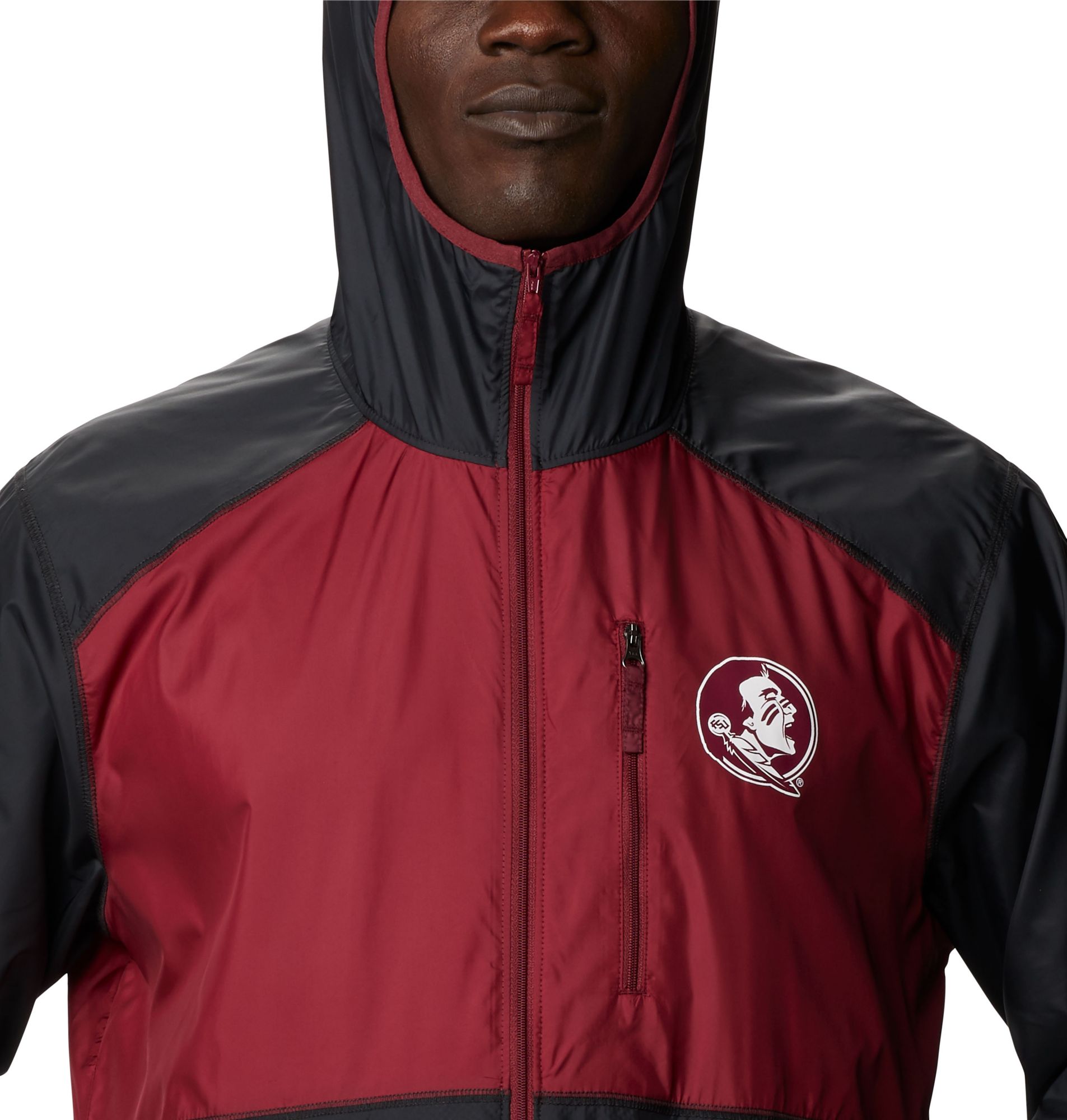 Columbia Men's Florida State Seminoles Black Flash Forward Full-Zip Jacket product image