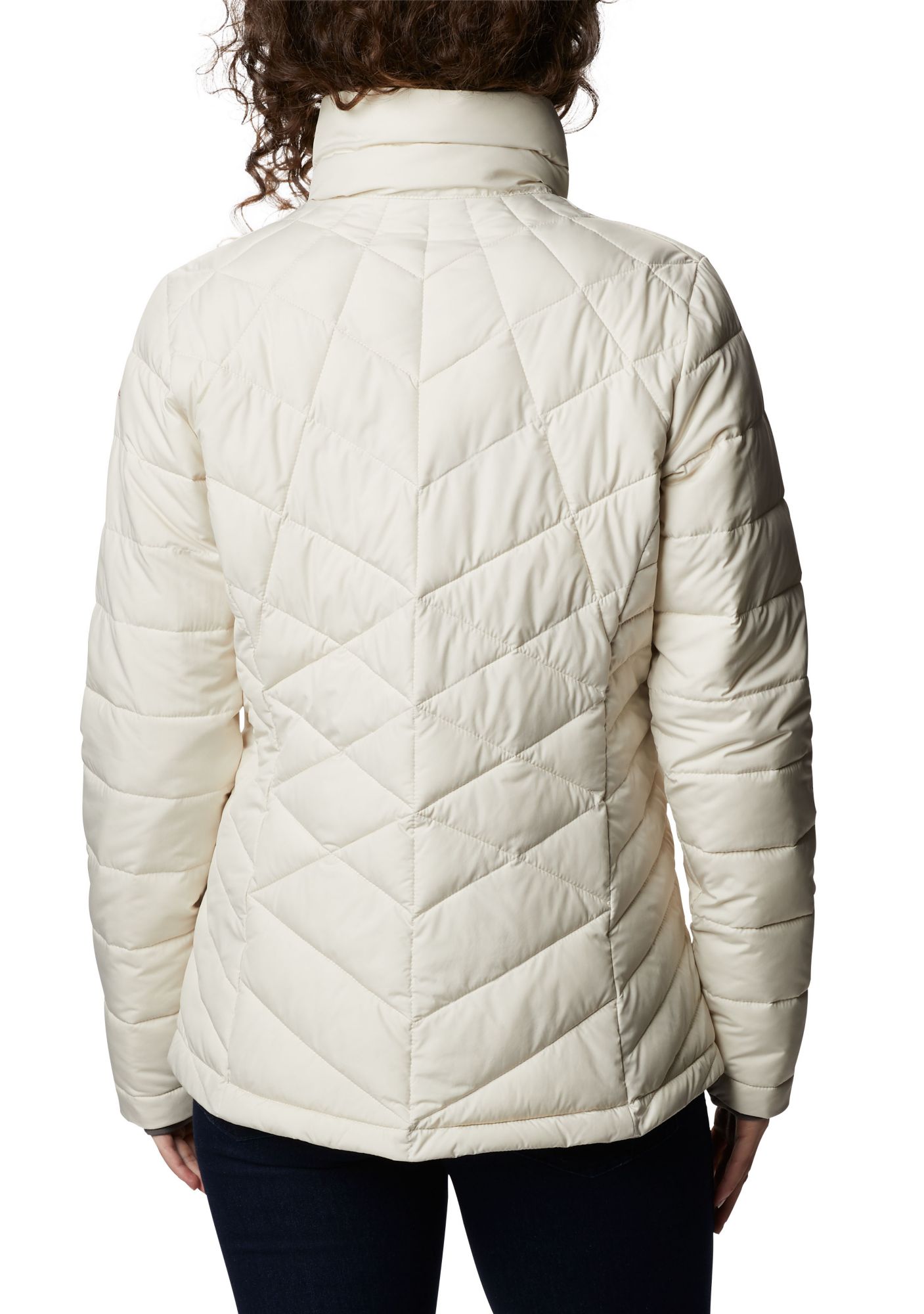 Columbia Women's Wisconsin Badgers White Heavenly Full-Zip Jacket product image