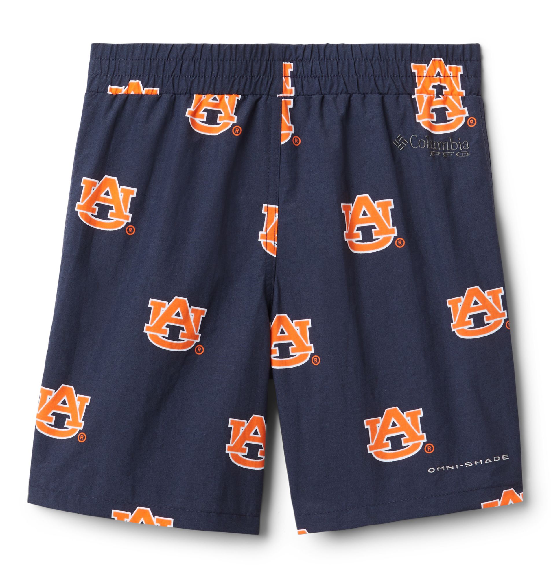 Columbia Youth Auburn Tigers Backcast Printed Performance Blue Shorts product image