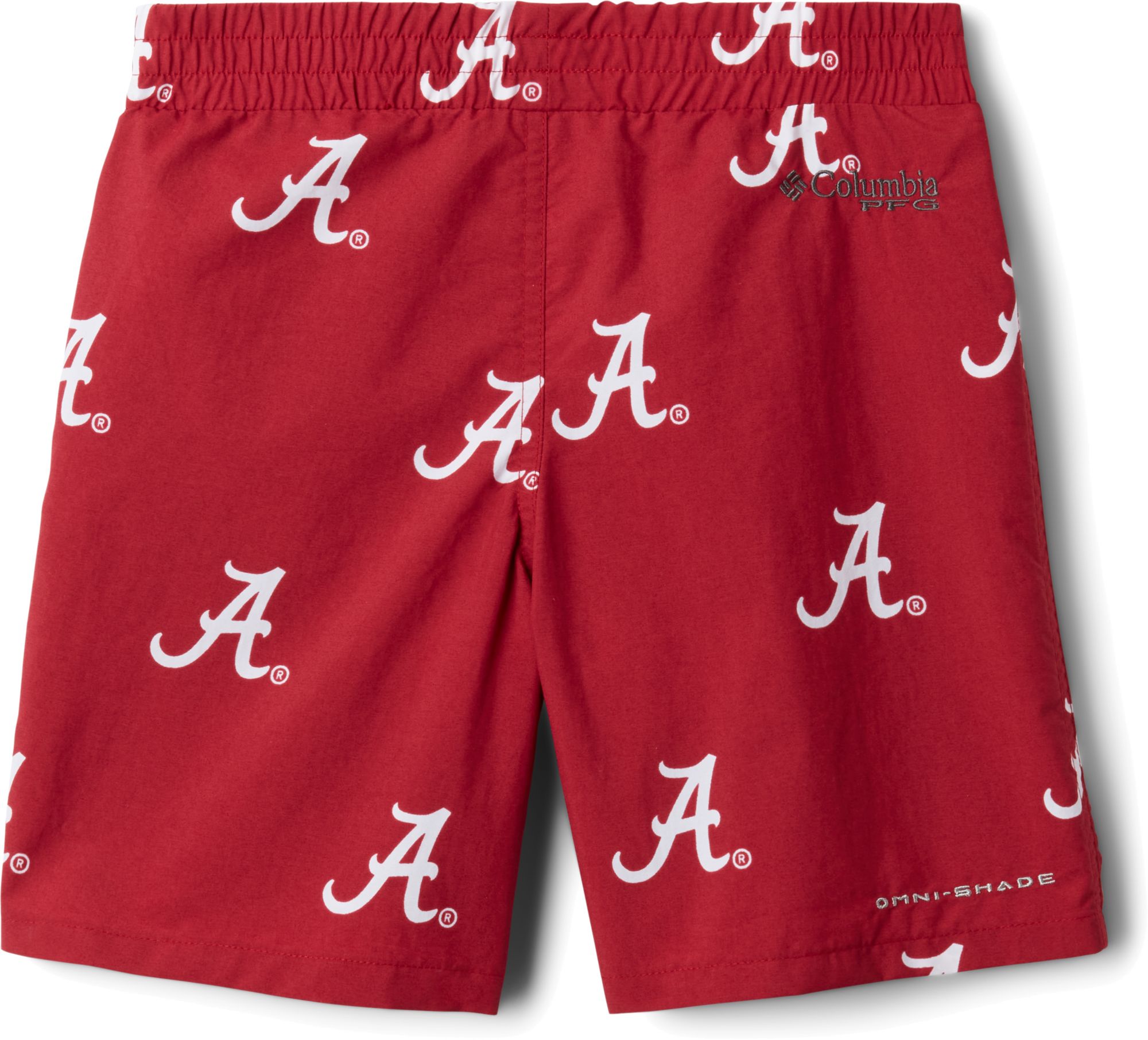 Columbia Youth Alabama Crimson Tide Backcast Printed Performance Red Shorts product image