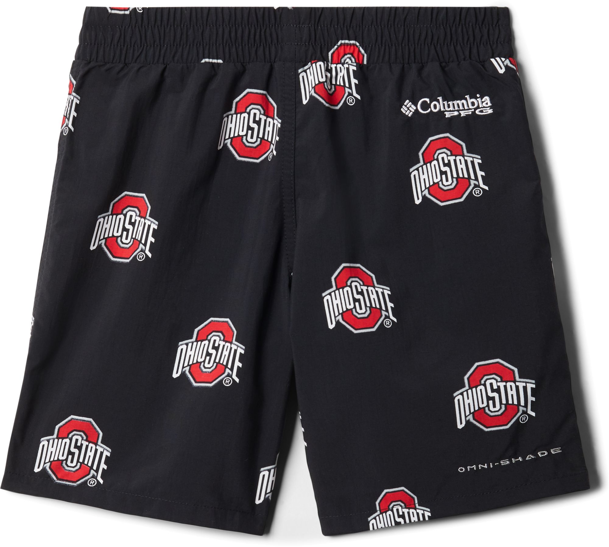 Columbia Youth Ohio State Buckeyes Backcast Printed Performance Black Shorts product image