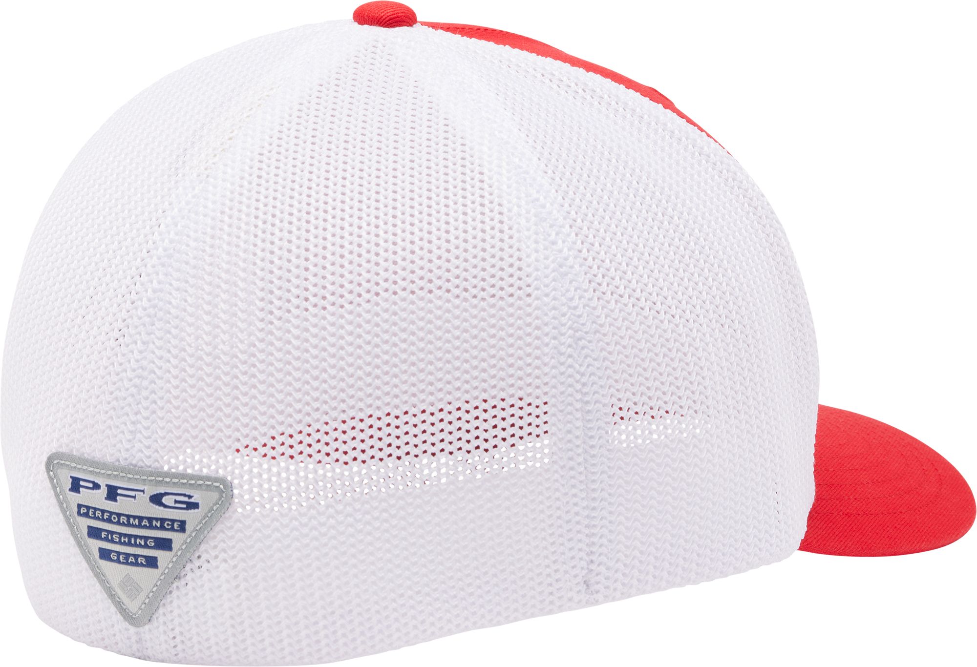 Columbia Georgia Bulldogs Red Fish Flag Fitted Hat product image