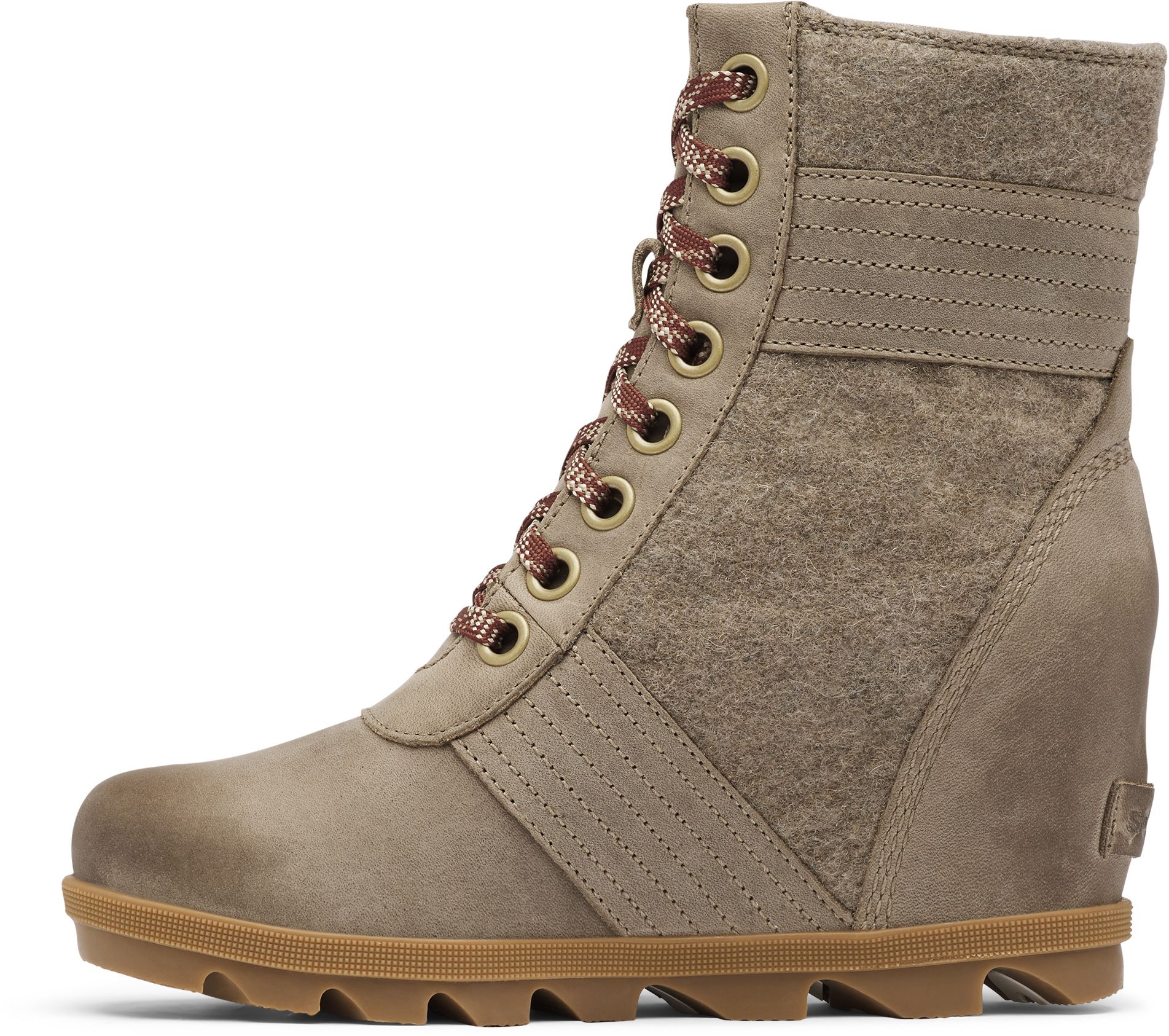 sorel women's lexie wedge felt casual boots