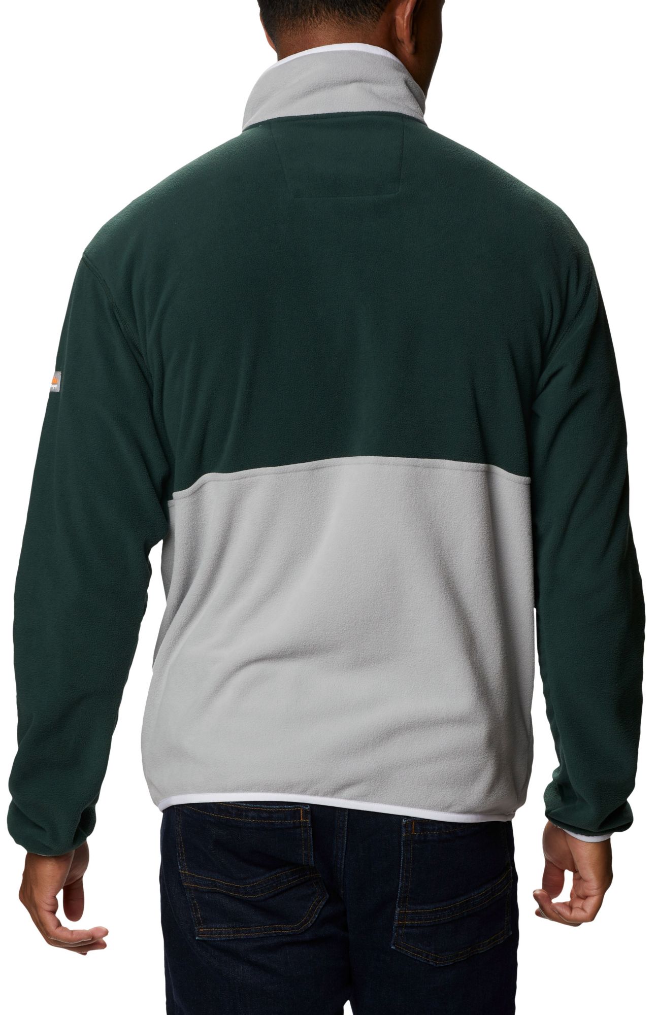 Columbia Men's Michigan State Spartans Green Back Bowl Full-Zip Fleece Jacket product image