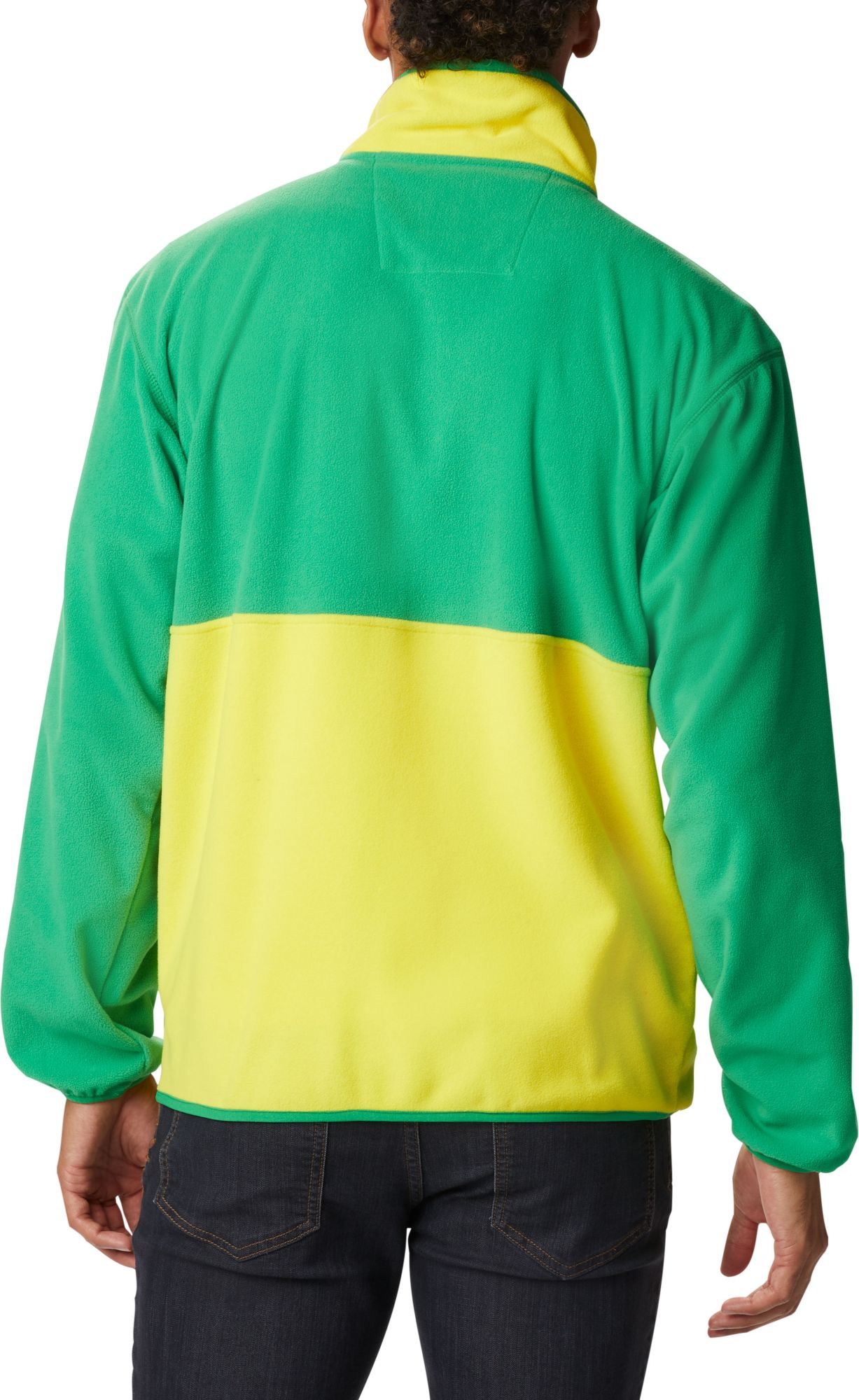 Columbia Men's Oregon Ducks Yellow Back Bowl Full-Zip Fleece Jacket product image