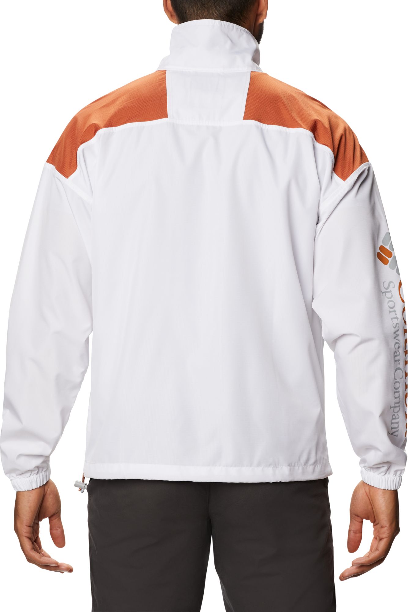 Columbia Men's Texas Longhorns Santa Ana Quarter-Zip Anorak Grey Jacket product image