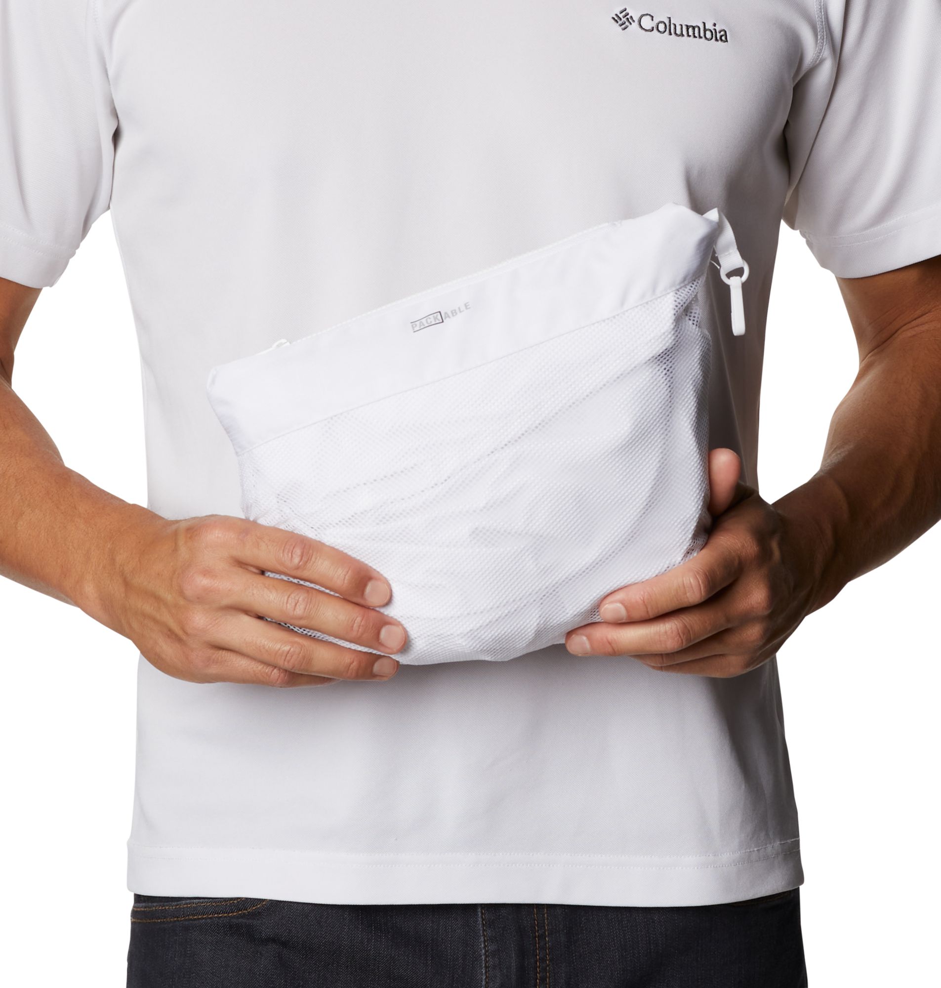 Columbia Men's Alabama Crimson Tide Santa Ana Quarter-Zip Anorak White Jacket product image