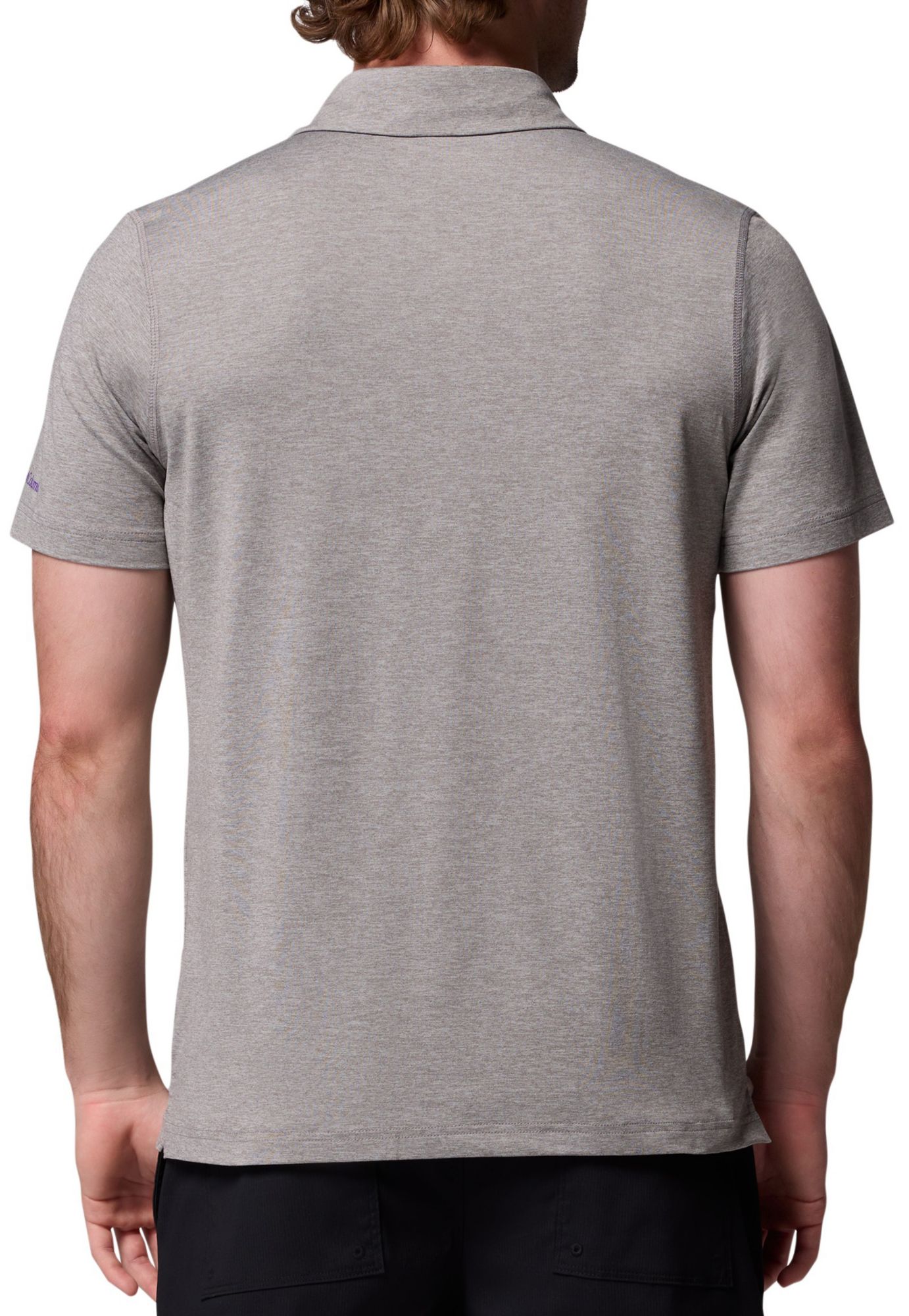 Columbia Men's LSU Tigers Grey Tech Trail Polo product image