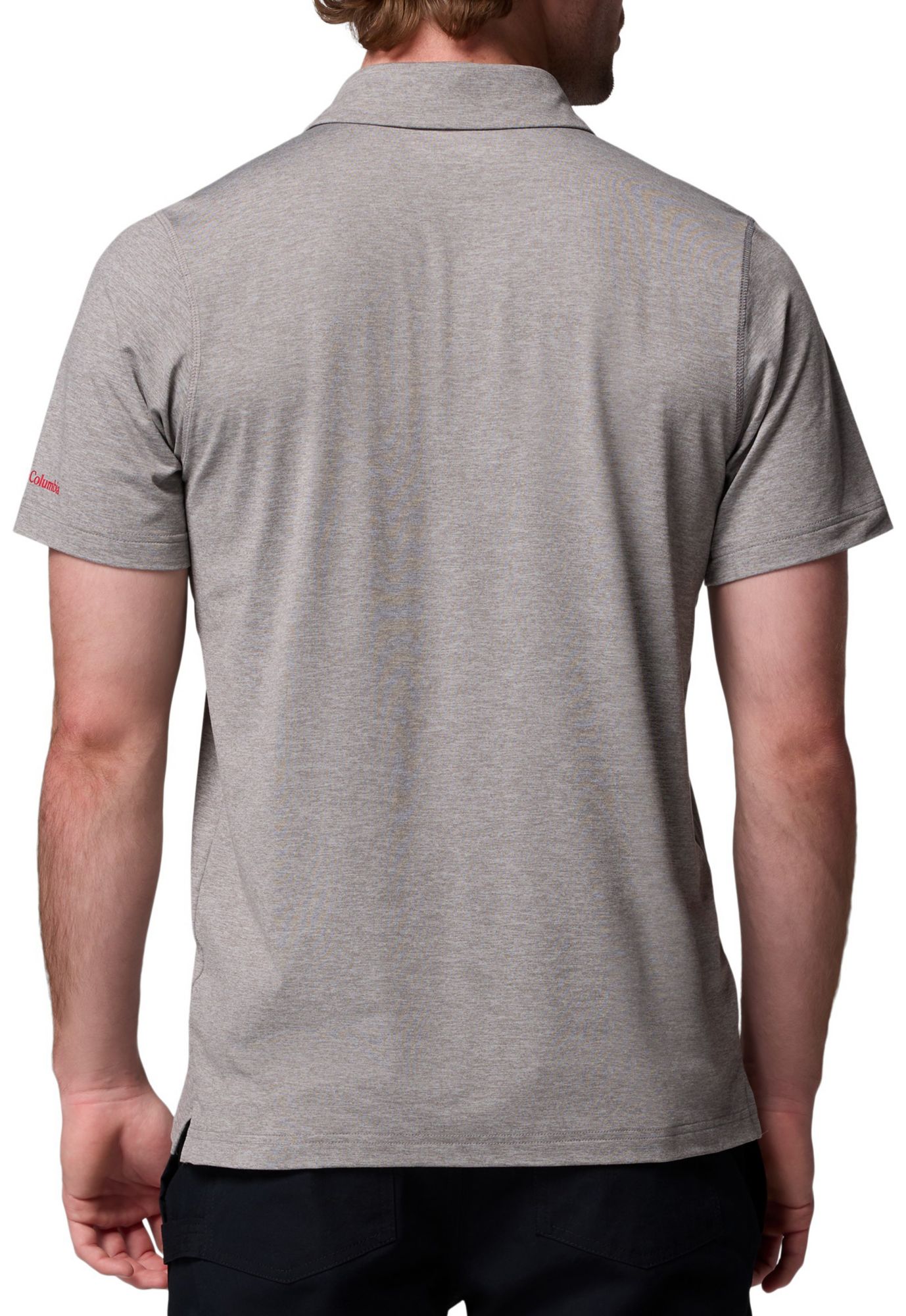 Columbia Men's Georgia Bulldogs Charcoal Tech Trail Polo product image