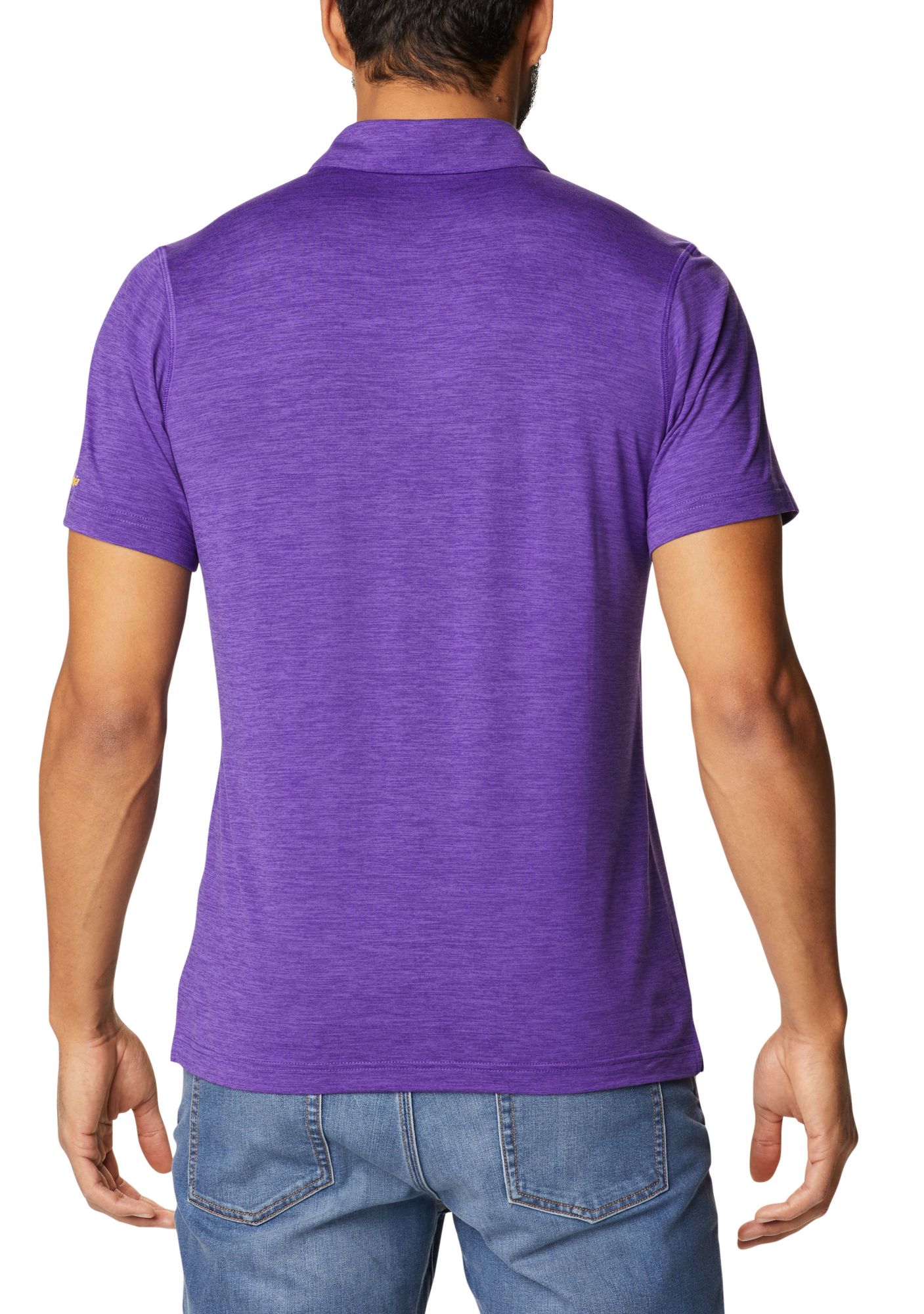 Columbia Men's LSU Tigers Purple Tech Trail Polo product image