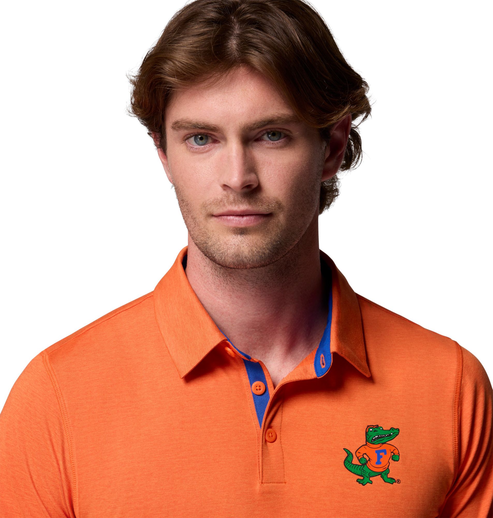 Columbia Men's Florida Gators Orange Tech Trail Polo product image