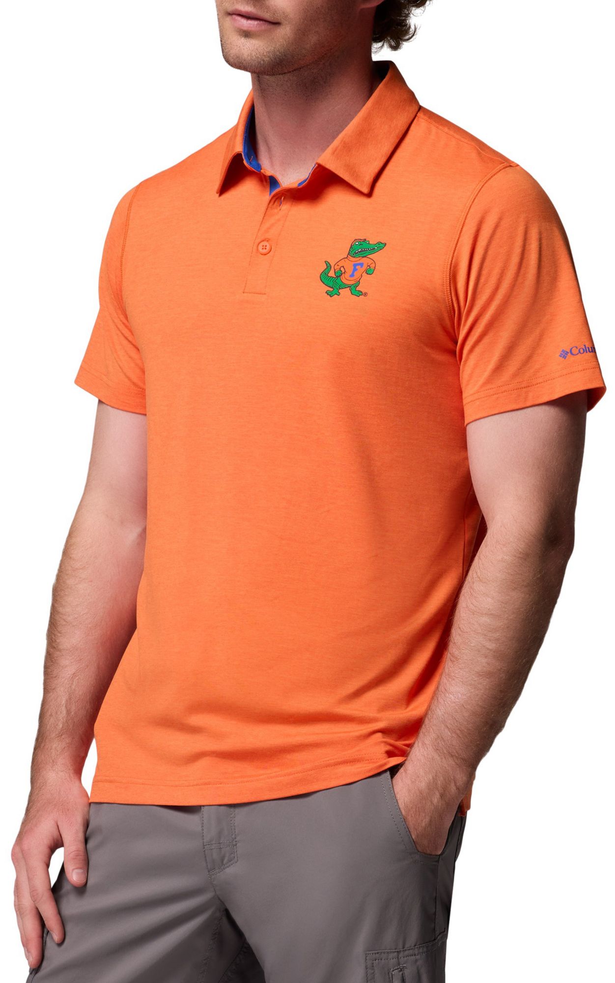 Columbia Men's Florida Gators Orange Tech Trail Polo product image