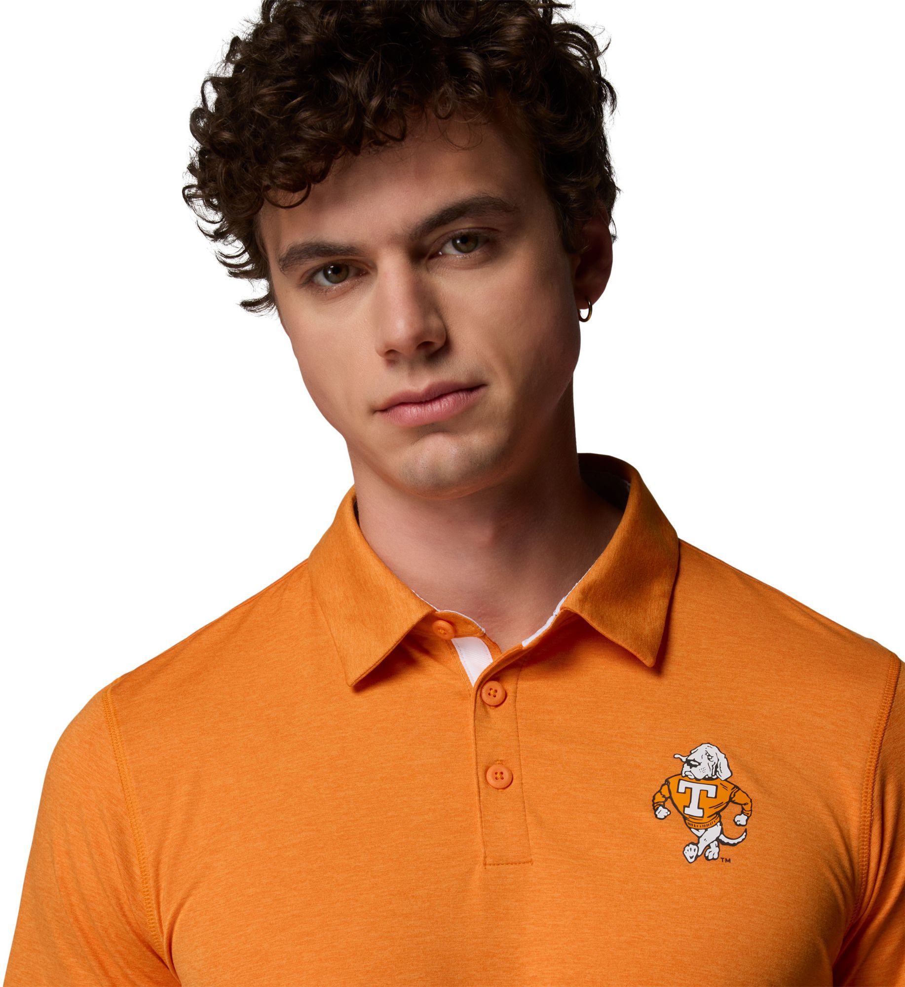 Columbia Men's Tennessee Volunteers Orange Tech Trail Polo product image