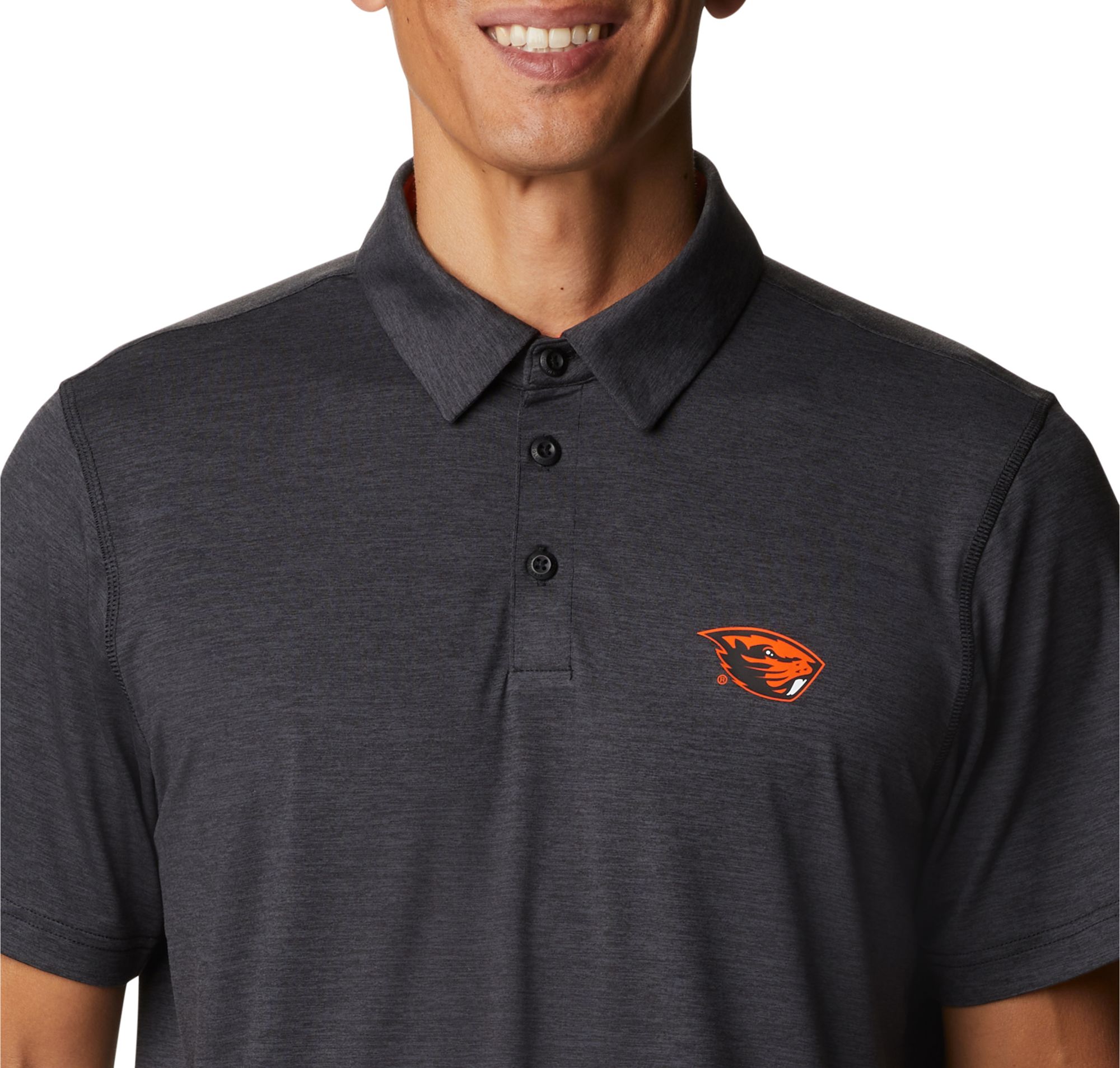 Columbia Men's Oregon State Beavers Black Tech Trail Polo product image