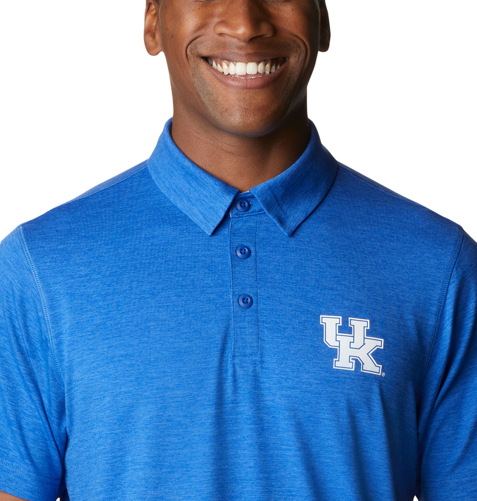 Columbia Men's Kentucky Wildcats Blue Tech Trail Polo product image