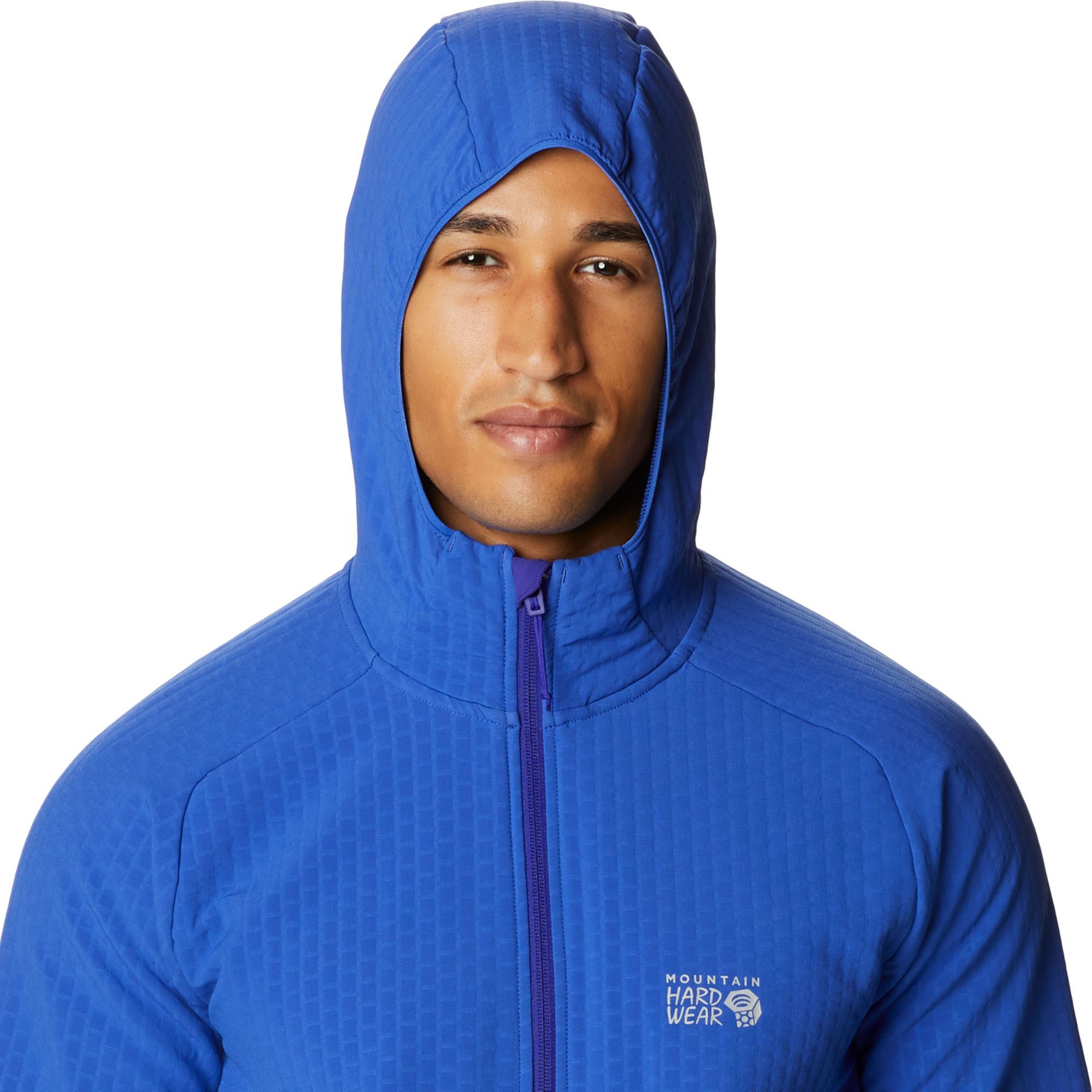 Mountain Hardwear Men's Keele Grid Full Zip Hooded Jacket
